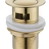 Atlantic wastafelafvoerplug Click pop-up goud
