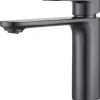 Atlantic wastafelkraan Iven gun metal