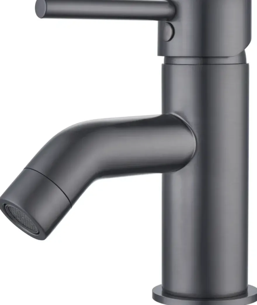Atlantic wastafelkraan Oscar gun metal