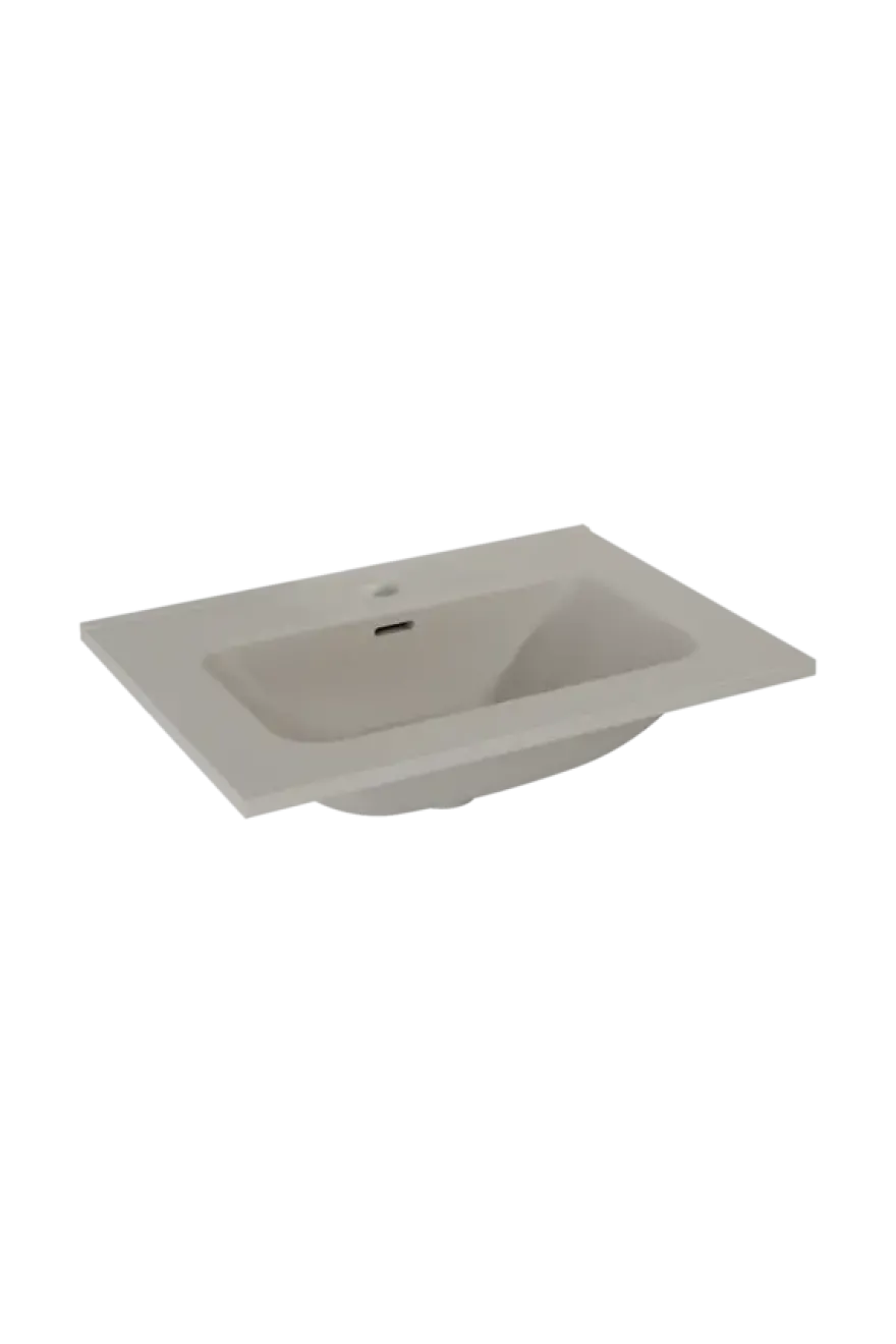 Atlantic Wastafel Skappa 60 cm taupe