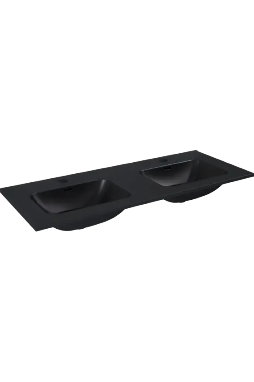 Atlantic Wastafel Skappa 120 cm zwart
