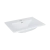 Atlantic wastafel Skappa wit keramiek 60 cm