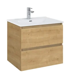Atlantic wastafel Skappa wit keramiek 60 cm
