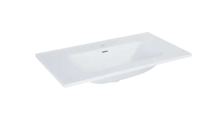 Atlantic wastafel Skappa wit keramiek 80 cm