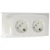 Attema contactdoos leidinggootsysteem K40 wit