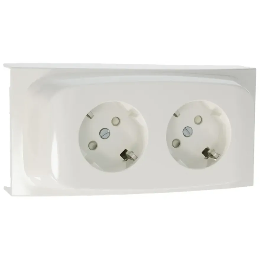 Attema contactdoos leidinggootsysteem K40 wit