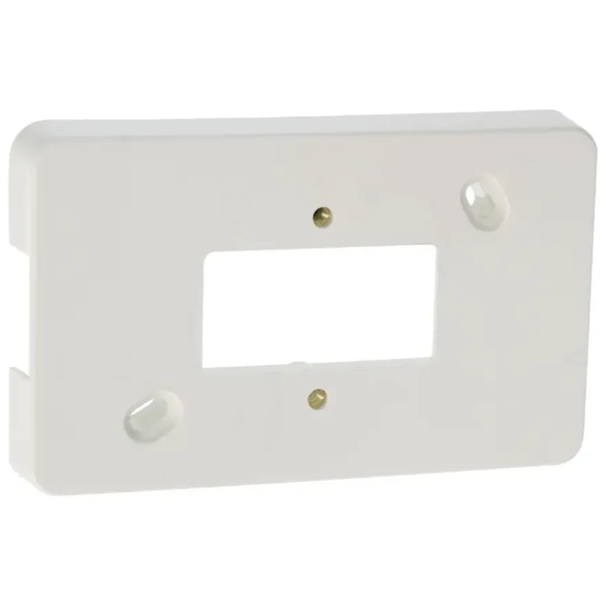 Attema montageplaat dubbel leidinggootsysteem K25 wit