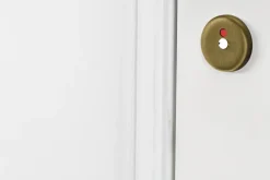 AXA binnendeur rozet klik rond blind met wc-/badkamersluiting brons