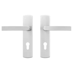 AXA deurkrukset Curve Blok aluminium blindschild sleutelgat PC72