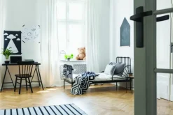 AXA deurkrukset Curve Blok zwart blindschild
