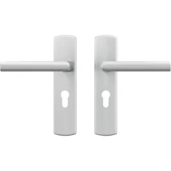 AXA deurkrukset Curve Milan aluminium blindschild sleutelgat PC55