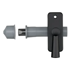 AXA inboorgrendel doornmaat 50mm zwart incl sluitkom