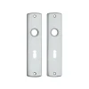AXA langschild binnendeur aluminium kruk/sleutel 55 mm