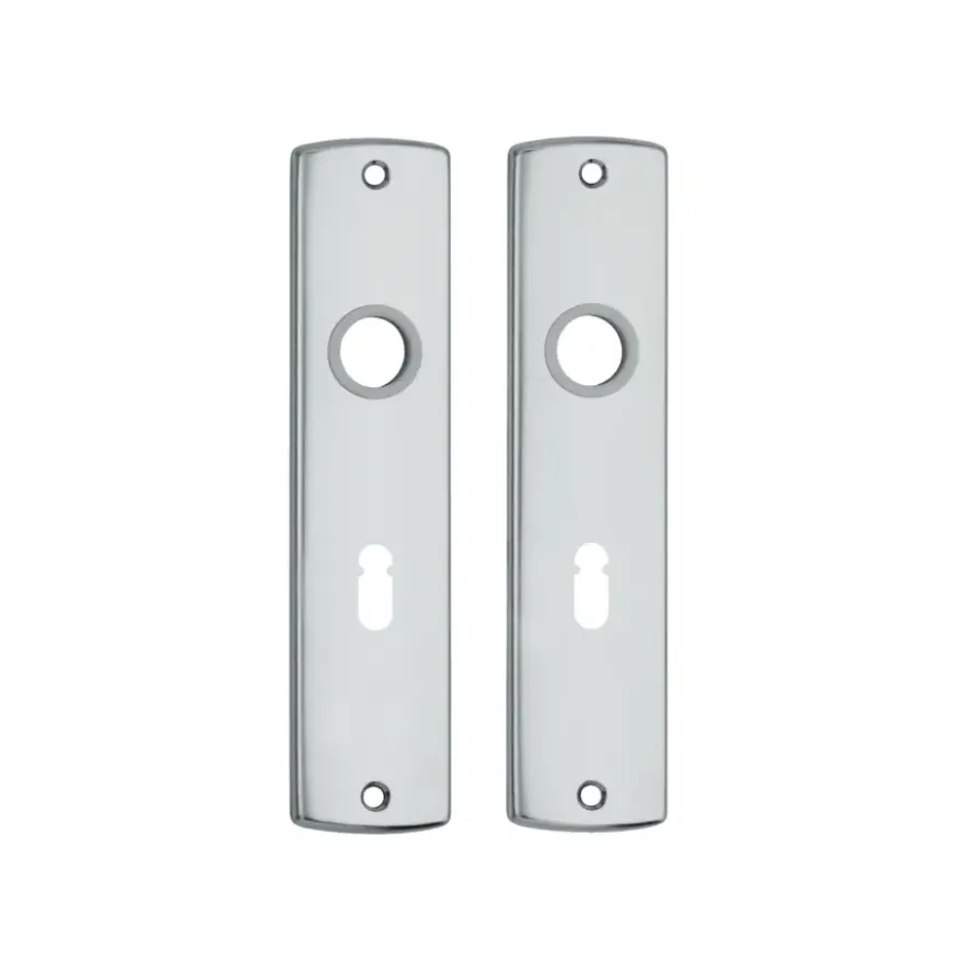AXA langschild binnendeur aluminium kruk/sleutel 55 mm