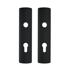 AXA Langschild binnendeur voor cilinderslot 72 mm zwart