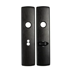 AXA Langschild binnendeur voor badkamerslot/wc-slot 72 mm zwart