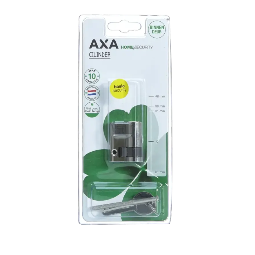 AXA profielcilinder enkel 30-10mm