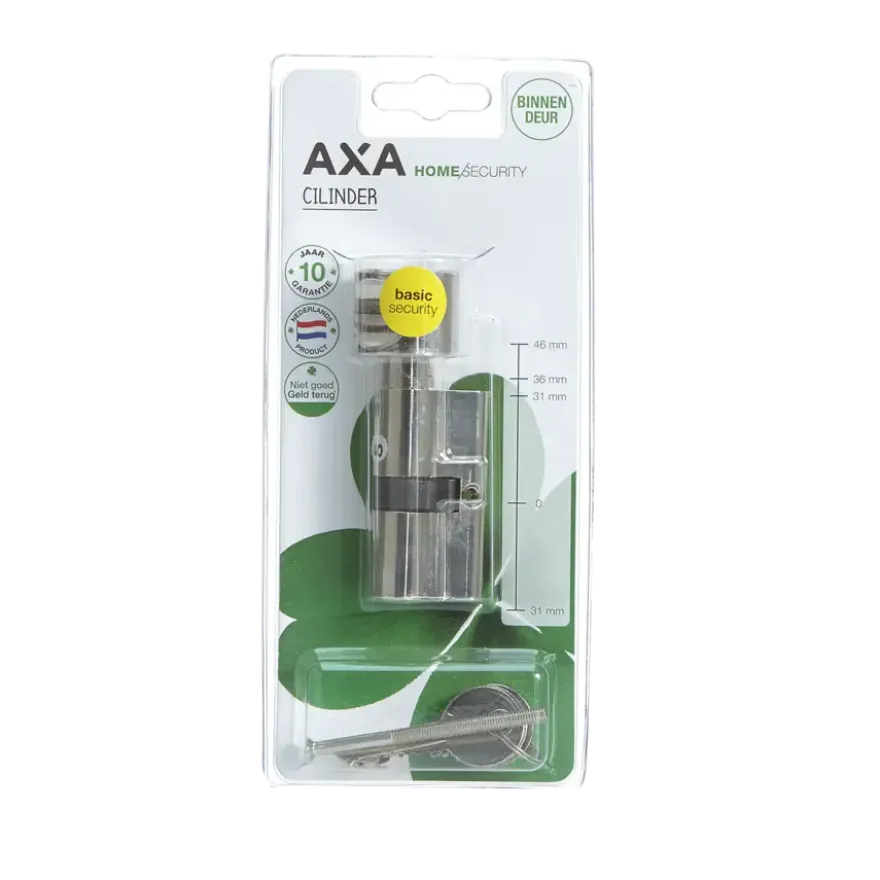 AXA profielcilinder knop 30-30mm