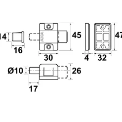 Axa Raamoplegslot Wit buitendraaiend