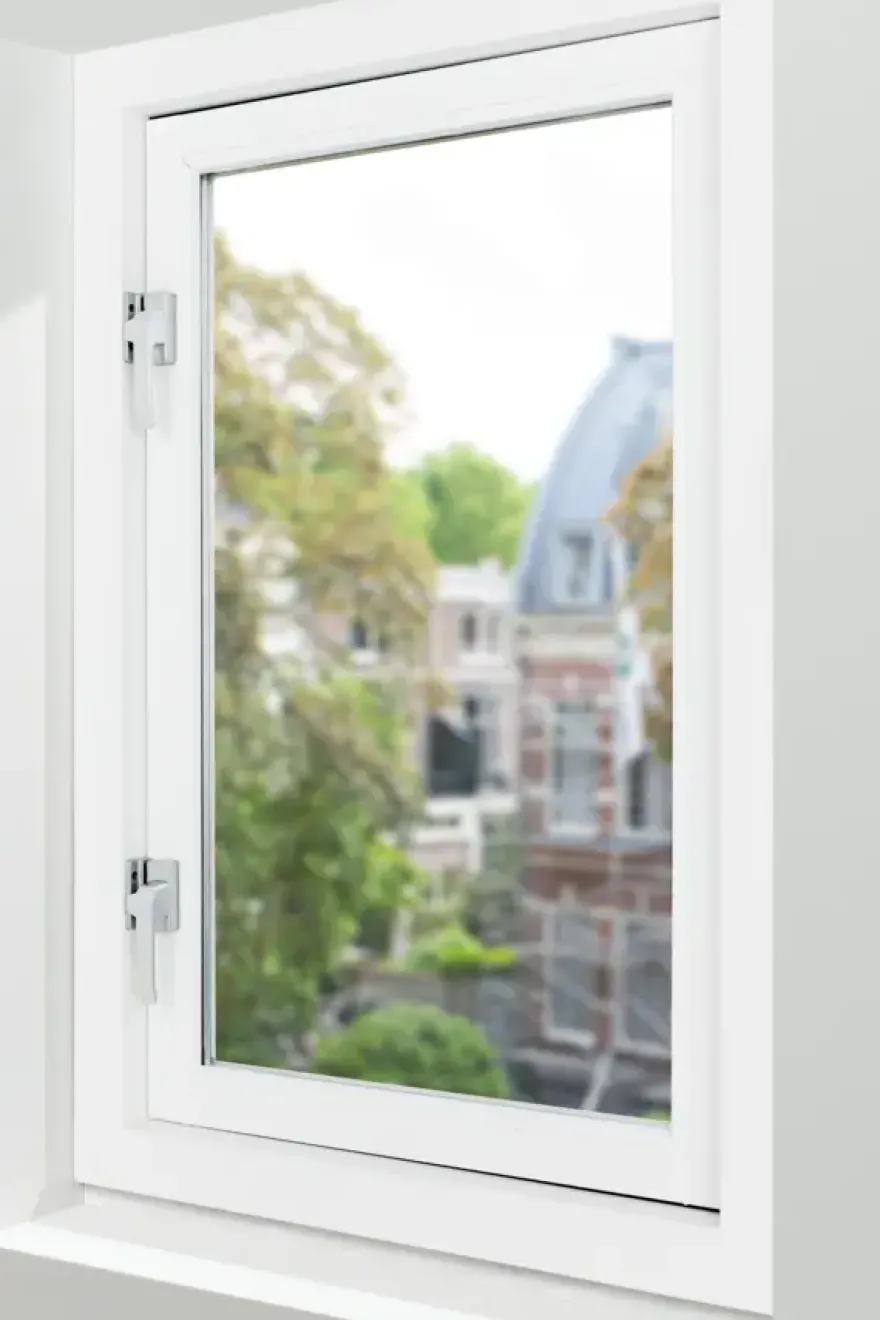 AXA Raamsluiting design met nok rechts aluminium