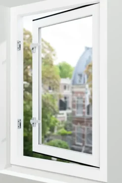 AXA Raamsluiting design met nok rechts aluminium