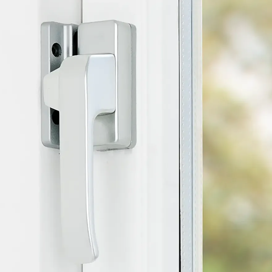 AXA Raamsluiting design met nok rechts aluminium