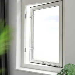 AXA raamsluiting met nok rechts aluminium buitendraaiend