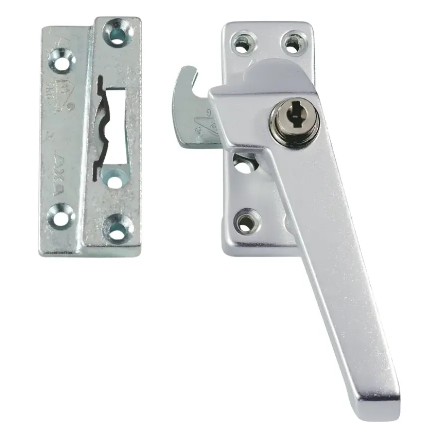 AXA raamsluiting met slot SKG 1-ster rechts aluminium buitendraaiend