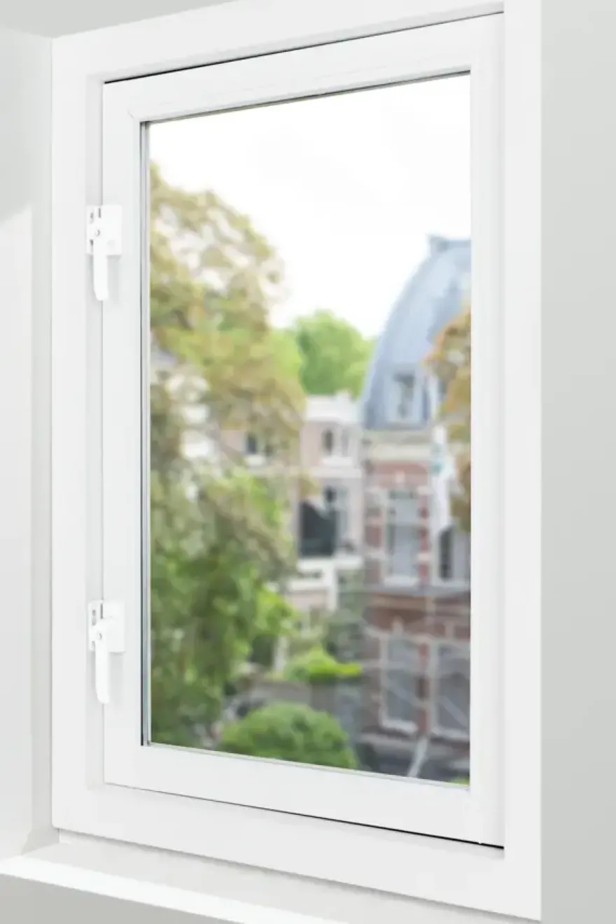 AXA raamsluiting met slot SKG 1-ster rechts wit buitendraaiend