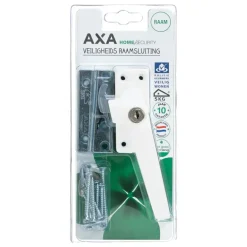 AXA raamsluiting met slot SKG 1-ster rechts wit buitendraaiend