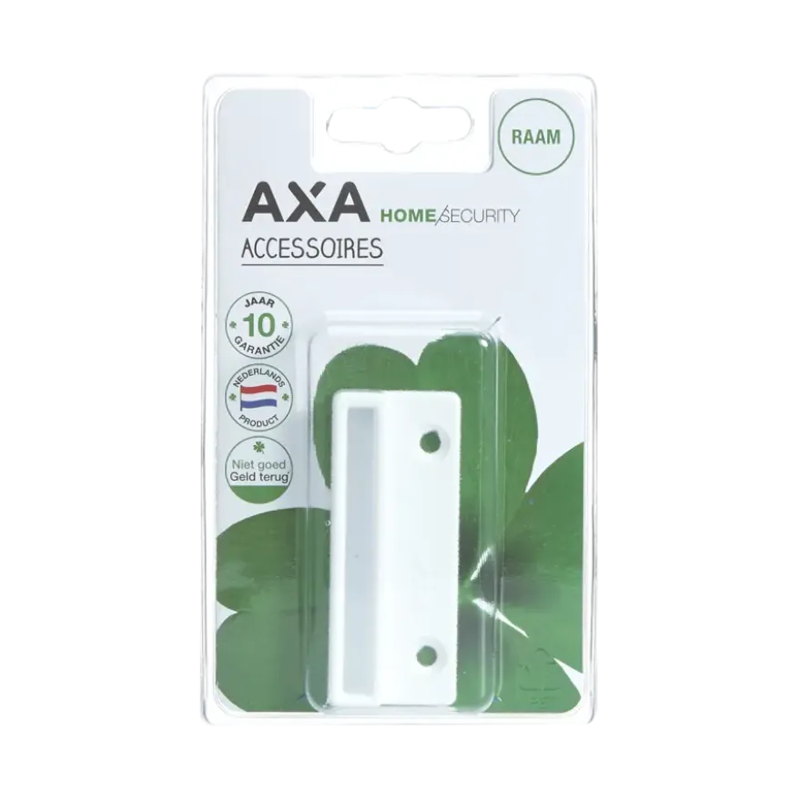 AXA sluitplaat vlak wit gelakt