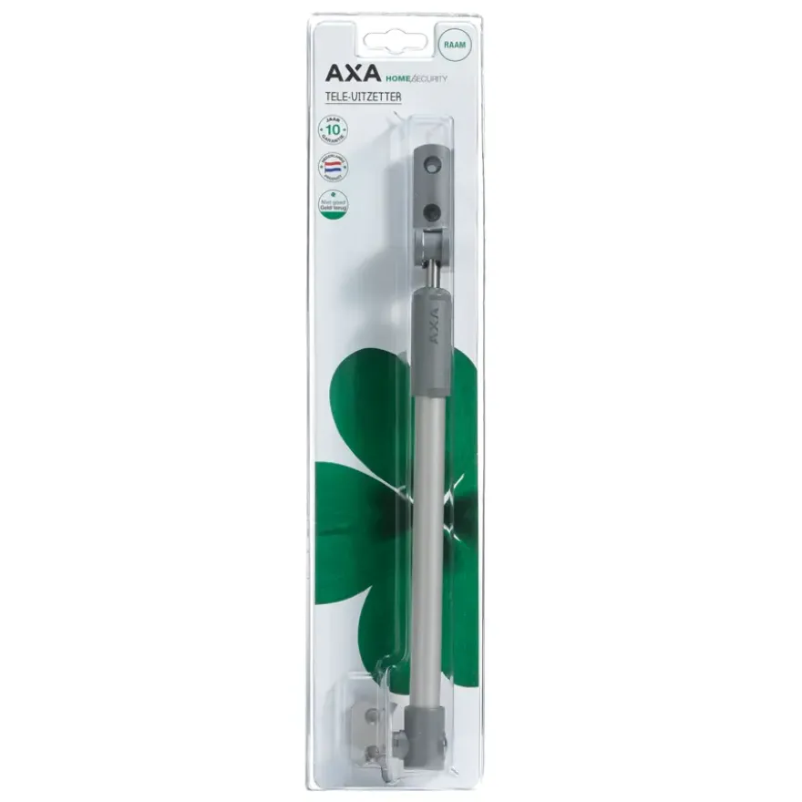 AXA telescopische raamuitzetter grijs 30 cm binnendraaiend