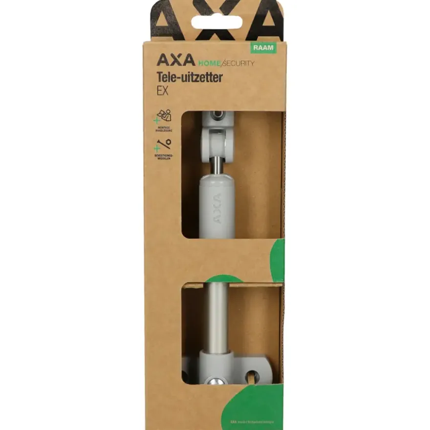 AXA telescopische raamuitzetter grijs 20 cm buitendraaiend