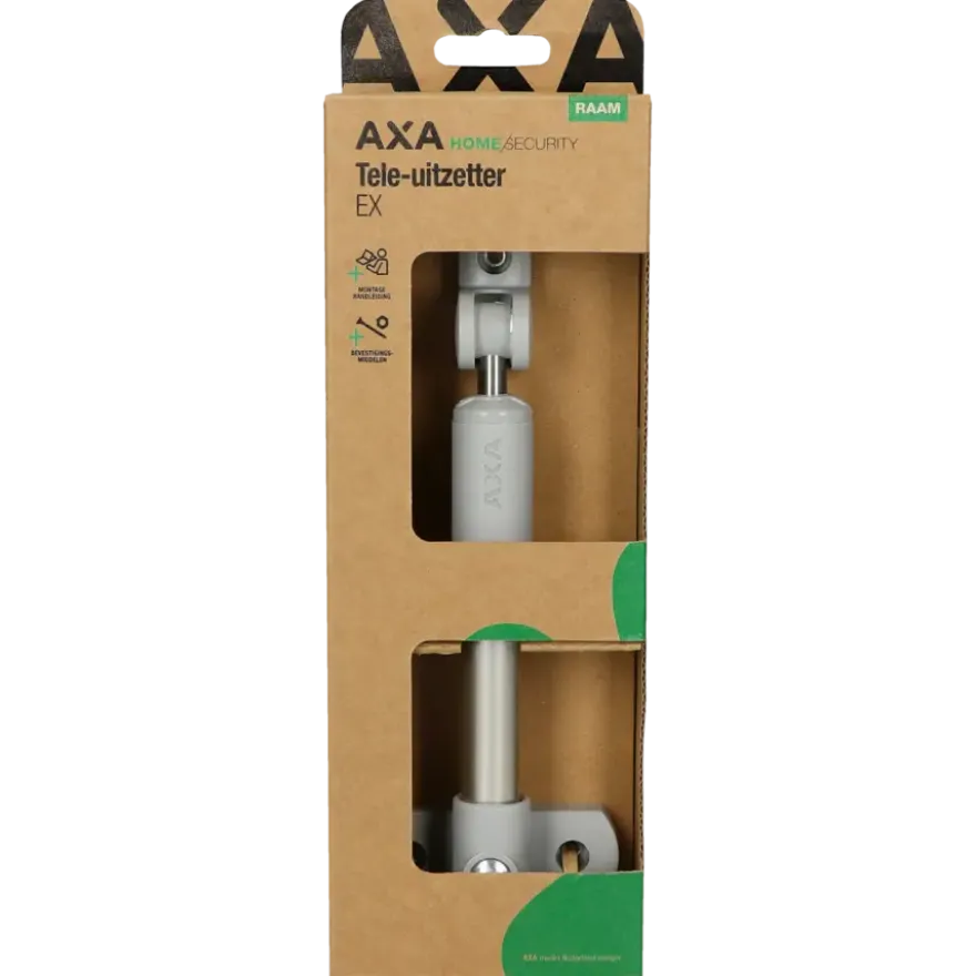 AXA telescopische raamuitzetter grijs 20 cm buitendraaiend