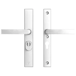 AXA veiligheidsbeslag Edge achterdeur aluminium smal schild met SKG 3-sterren 55 mm