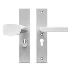 AXA veiligheidsbeslag Edge voordeur aluminium langschild met SKG 3-sterren 55 mm