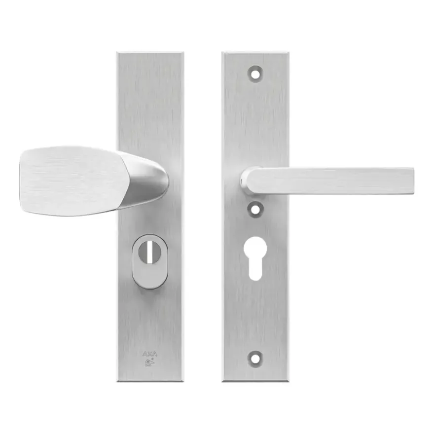 AXA veiligheidsbeslag Edge voordeur aluminium langschild met SKG 3-sterren 55 mm