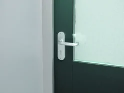AXA veiligheidsbeslag Oval achterdeur aluminium kortschild met SKG 3-sterren 72 mm