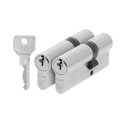 AXA veiligheidscilinder security 30-45mm SKG** gelijksluitend 2 stuks