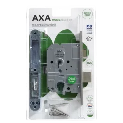 AXA veiligheidsslot 7420 incl sluitkom pc55 rechte voorplaat rvs SKG**