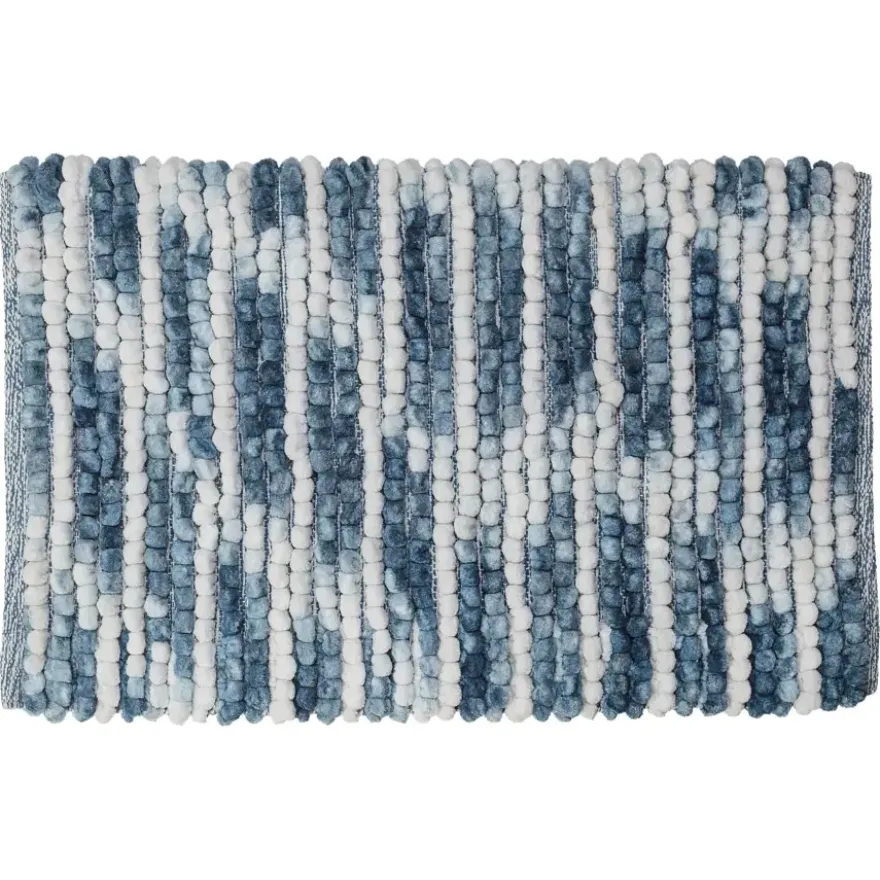 Badmat Vintage 50x80cm blauw