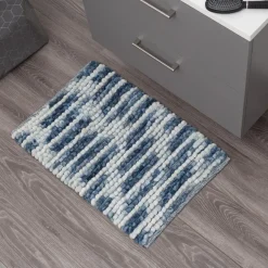Badmat Vintage 50x80cm blauw