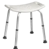 Basic douchestoel zitting 51x31 cm H= 38-55 cm 100 kg