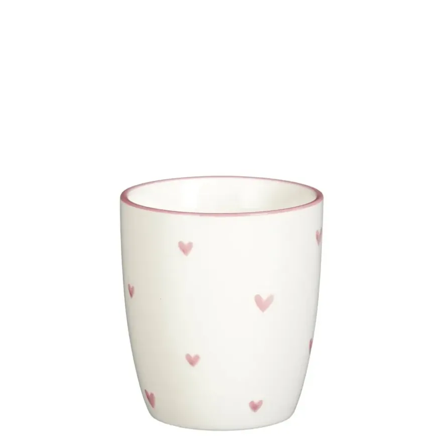 Beker roze - h8,5xd8cm