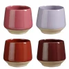 Beker lila rood paars roze per stuk - h7xd7cm