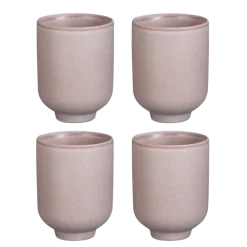 Beker Theo-Bert Pot lila 4 stuks 10 x 7,5 cm ø