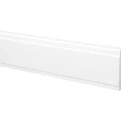Belegstuk grenen wit gelakt 16x90mm 270cm