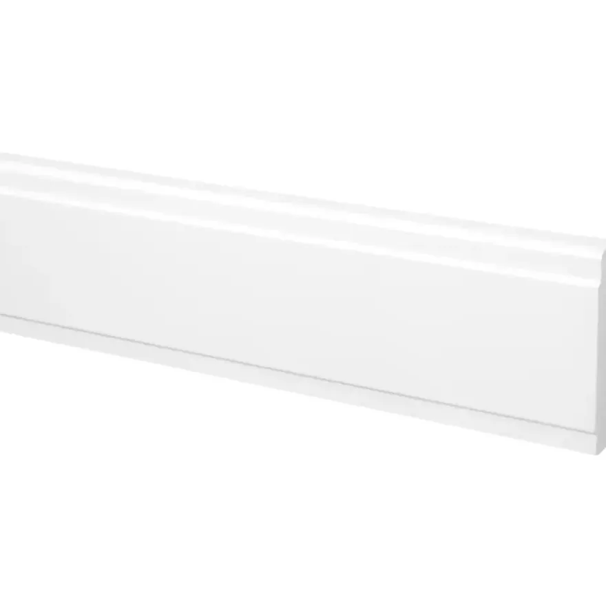 Belegstuk grenen wit gelakt 16x90mm 270cm