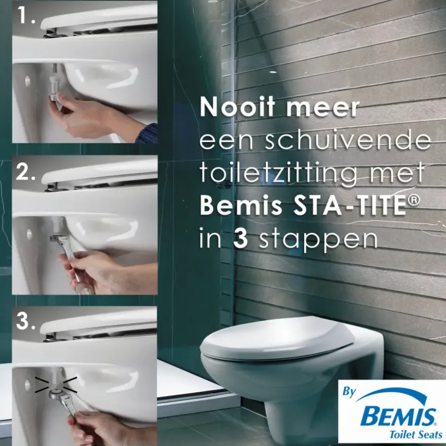 Bemis WC-bril Venezia Softclose wit 44 x 37 cm