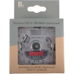 Berker Inbouw Dimmer LED/Gloei/Halogeen
